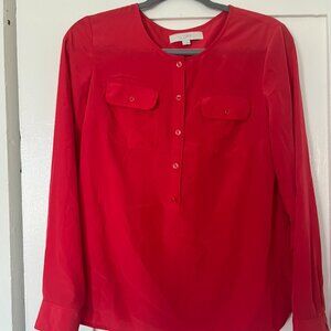 Button Blouse Ann Taylor Loft